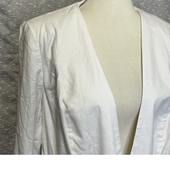 Lane Bryant drawstring waist linen jacket size 16 NWT - Picture 4 of 9